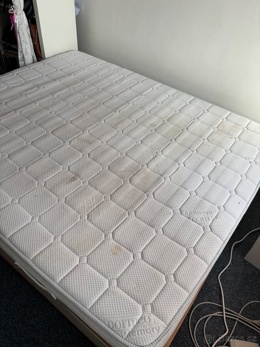Ikea Mandal postel 160x200 + matrace DORMEO - 18