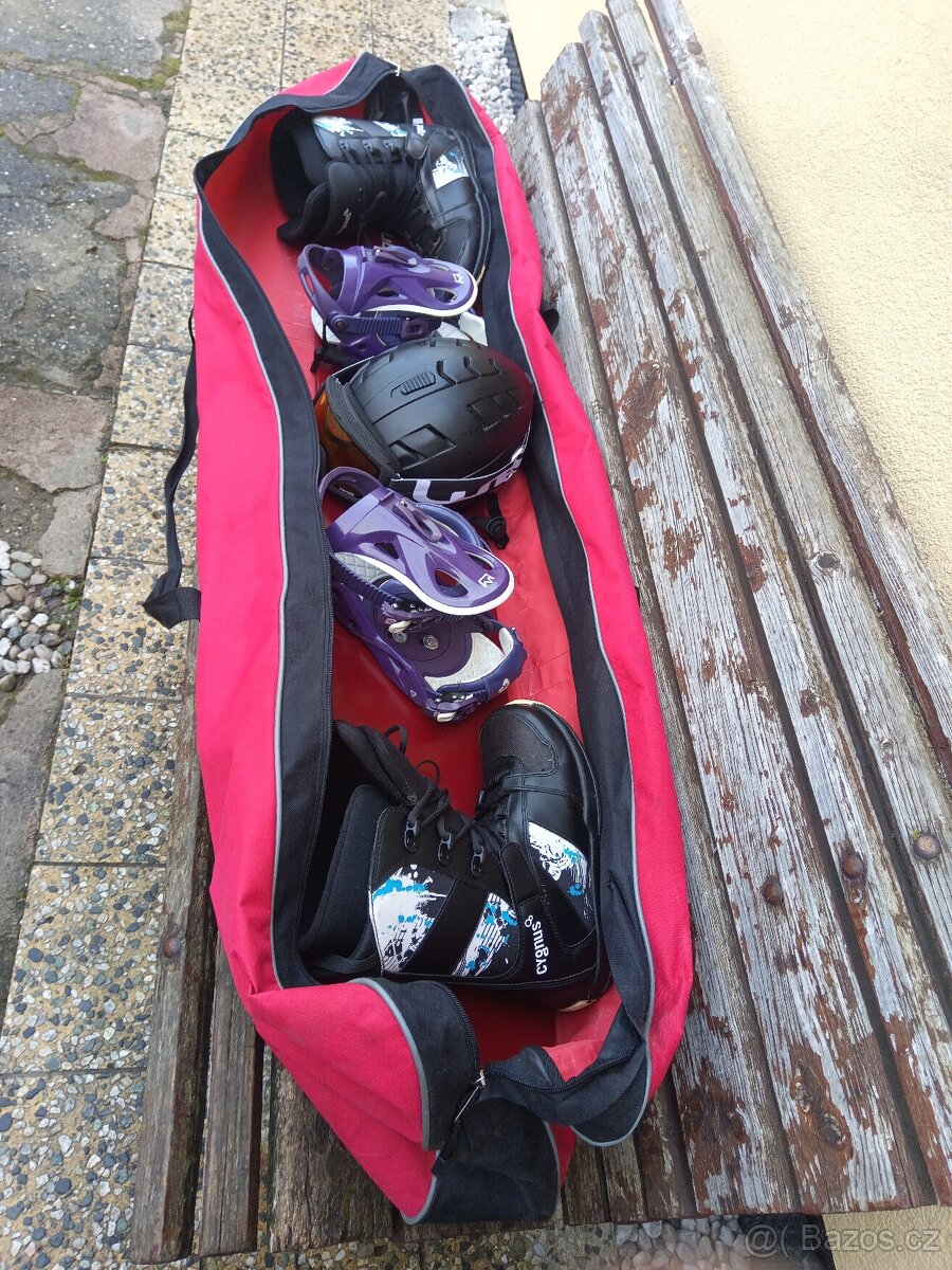 Set snowboard ROSSIGNOL-150 cm+ Boty a další. - 18