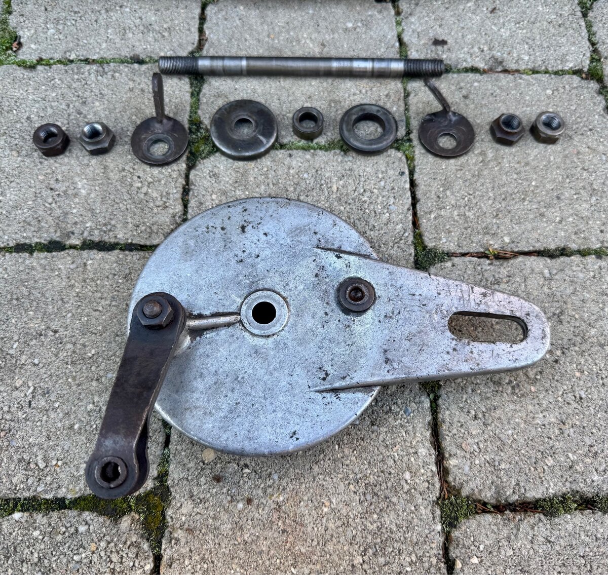 ČZ 125 T - přední a zadní kolo - 18