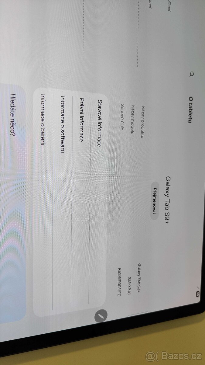 Samsung Galaxy Tab S9+ Wifi 12GB/512GB, NOVÁ BATERIE - 18