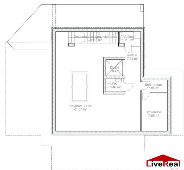 5izb LUXUSNÁ VILA, SUKOŠAN, 15m od mora, bazén, suterén, par - 18
