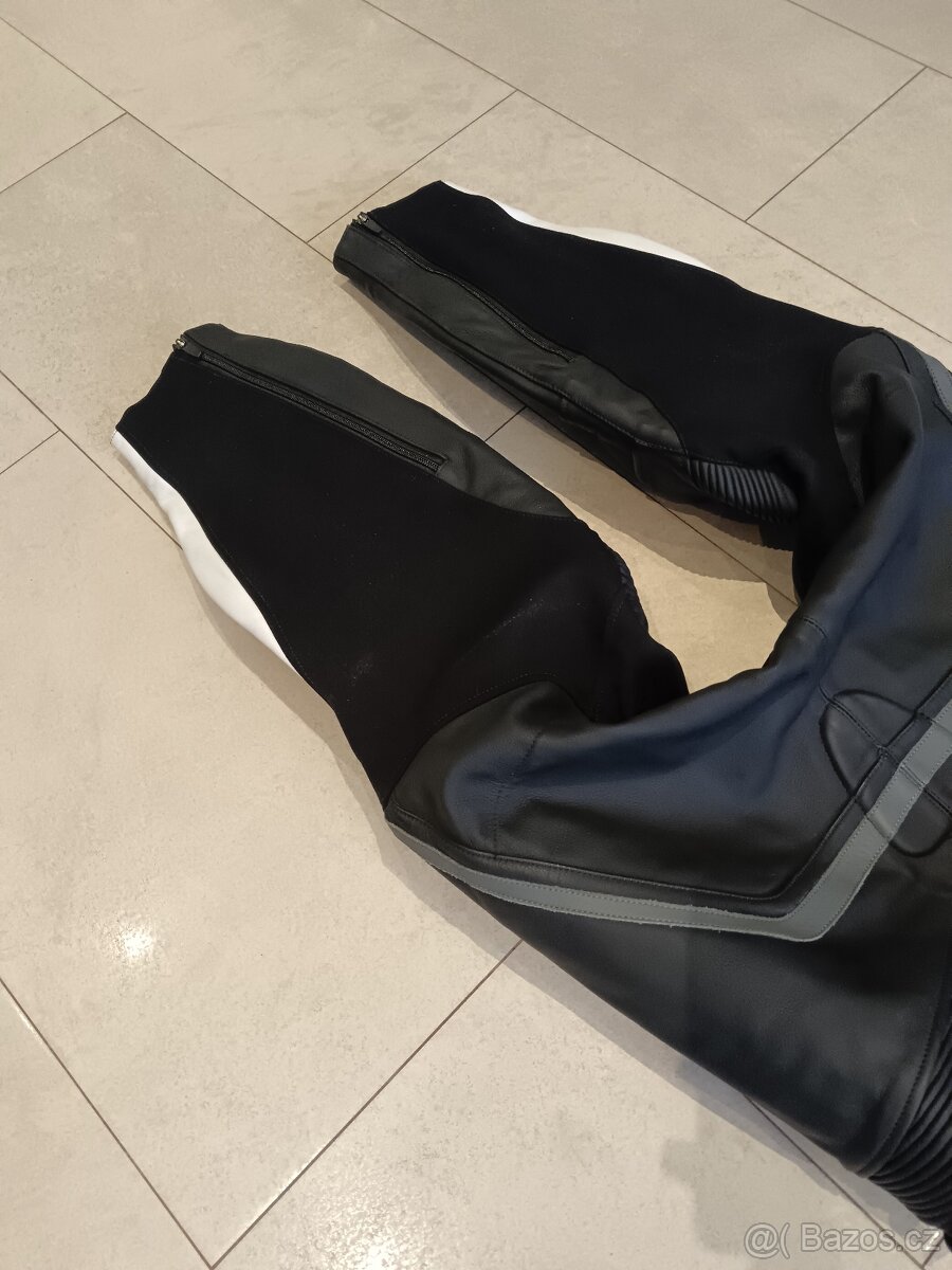 IXS RS 800-Pánská Dámská kožená moto kombinéza, zkrácená - 18