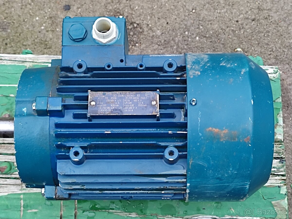 PRODÁM 2 KS ELEKTROMOTOR SIEMENS - 18