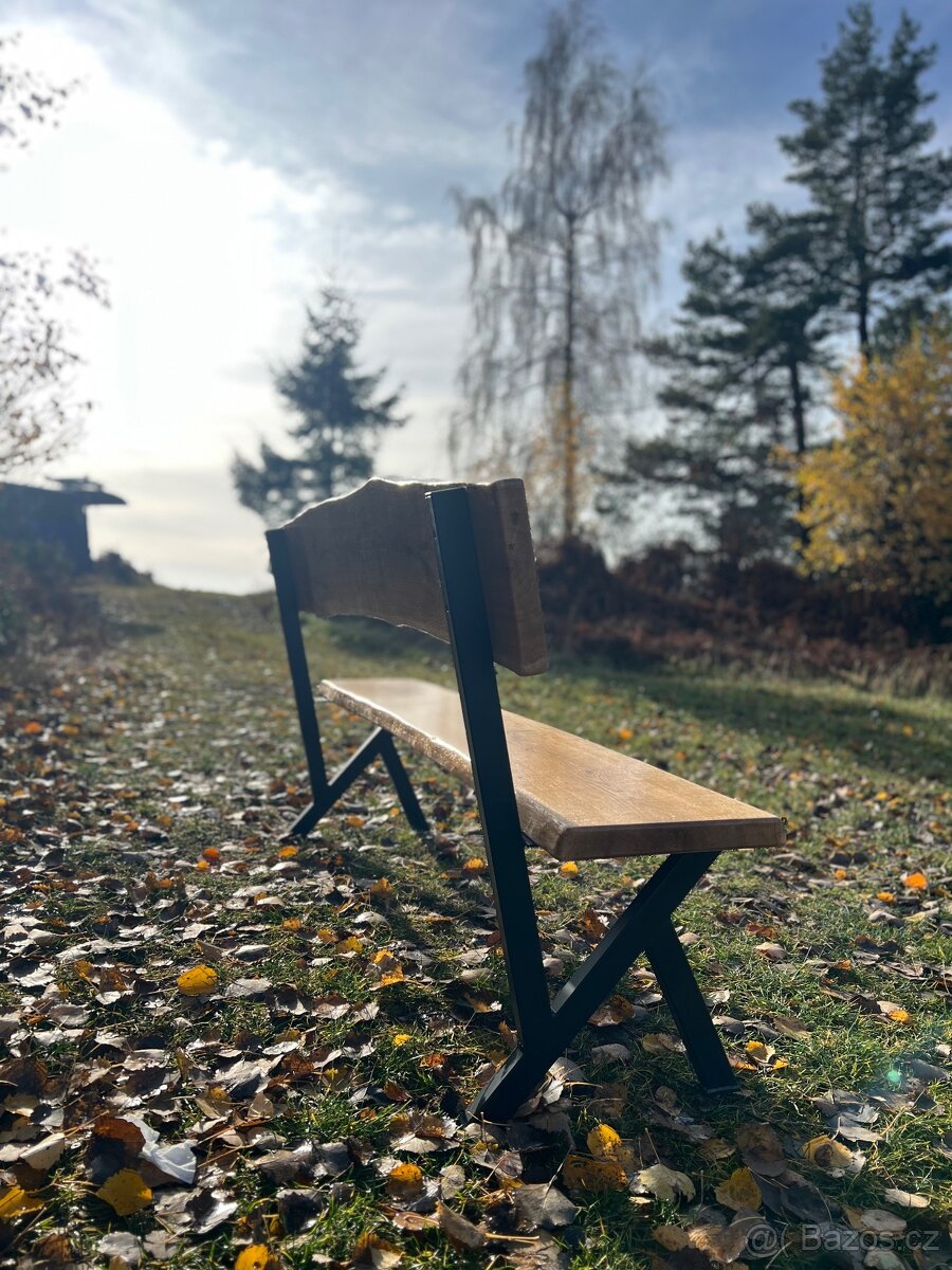 Zahradní lavička :DUB - doprava zdarma - 18