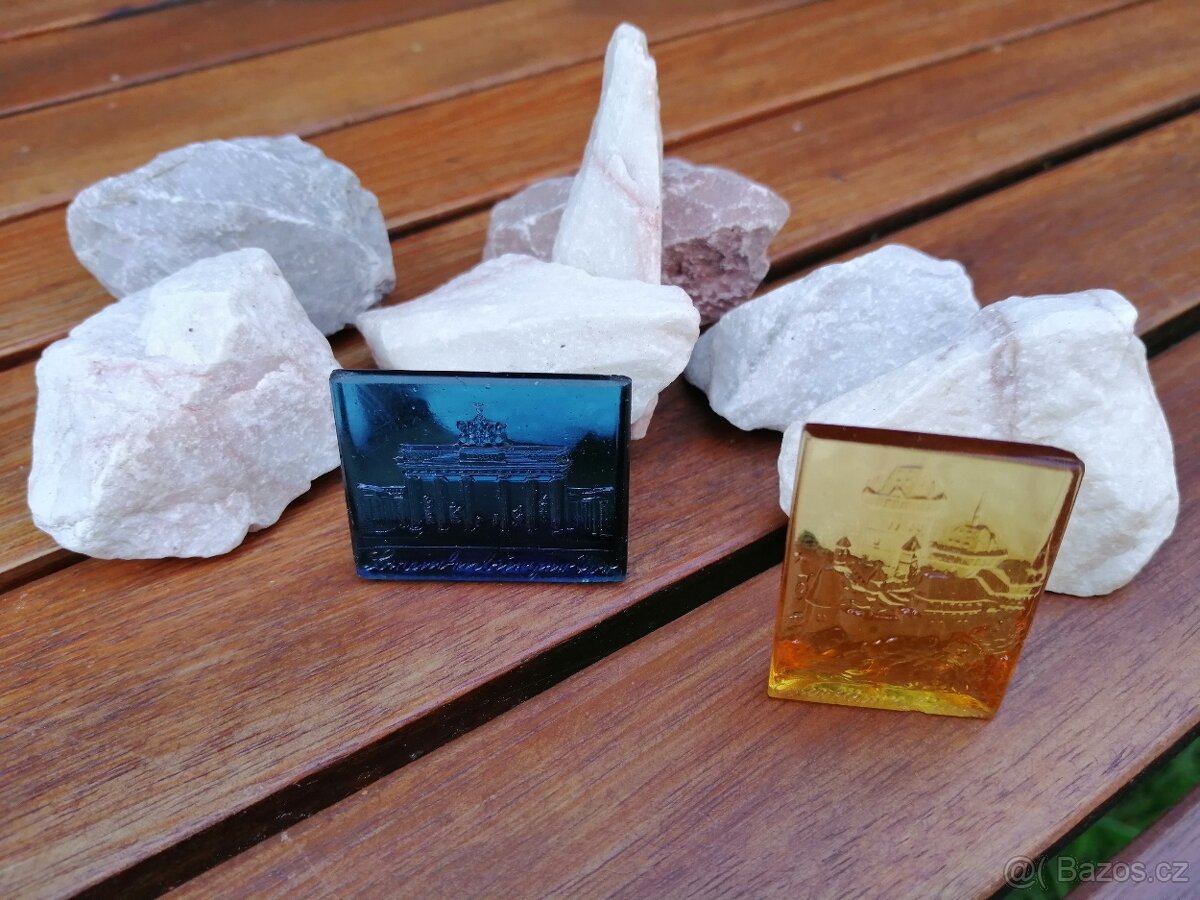 Starožitné skleněné miniaturky - 18