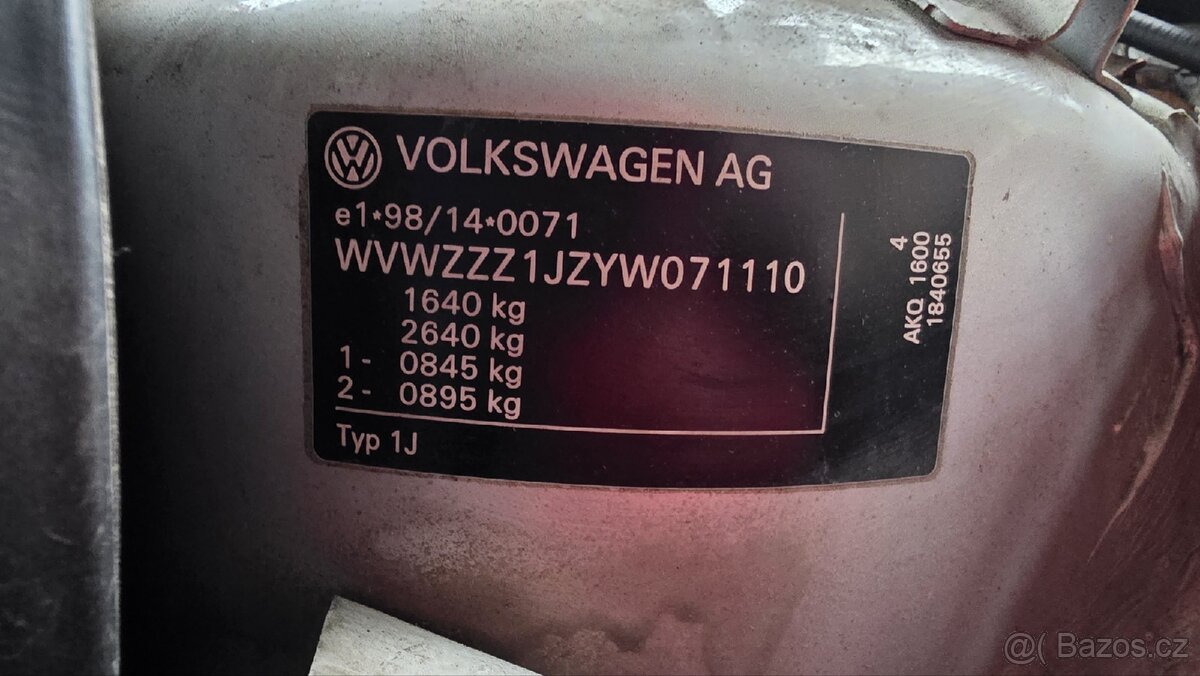 Volkswagen Golf 1,4 - 18