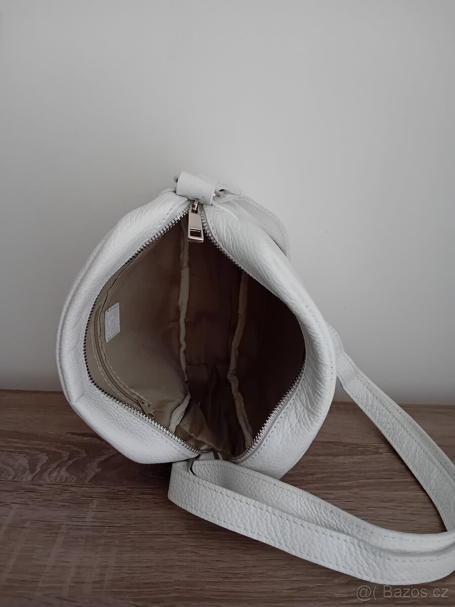 QVC dámská kabelka kožená nová - 18