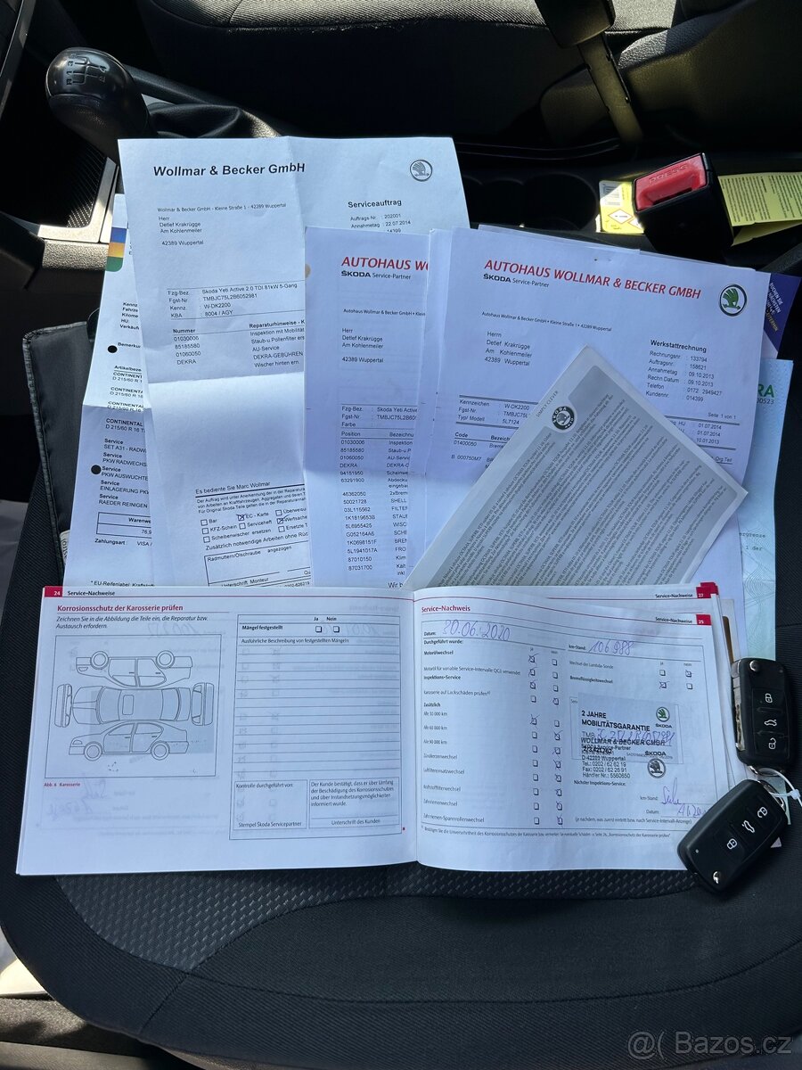 ŠKODA YETI 2.0 TDI SERVISNí KNIHA jen ŠKODA 126.170 km - 18