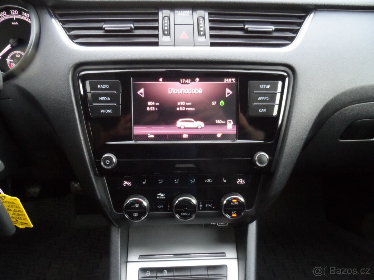 Škoda Octavia 1,6 Tdi 85 kw 1.Majitel,Aut klima,R.V 10/2019 - 18