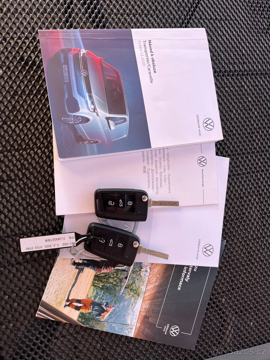 VW Caravelle T6 2,0TDi Long,2x Šoup. jen 66TKM,Koup v ČR, - 18