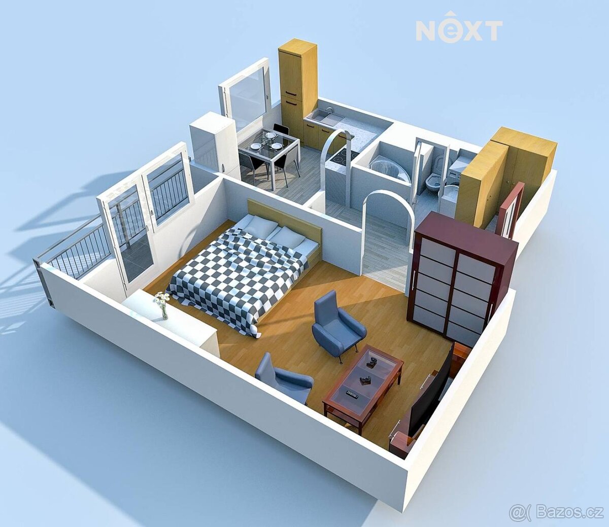 Prodej byt 1+1, 37㎡ - 18