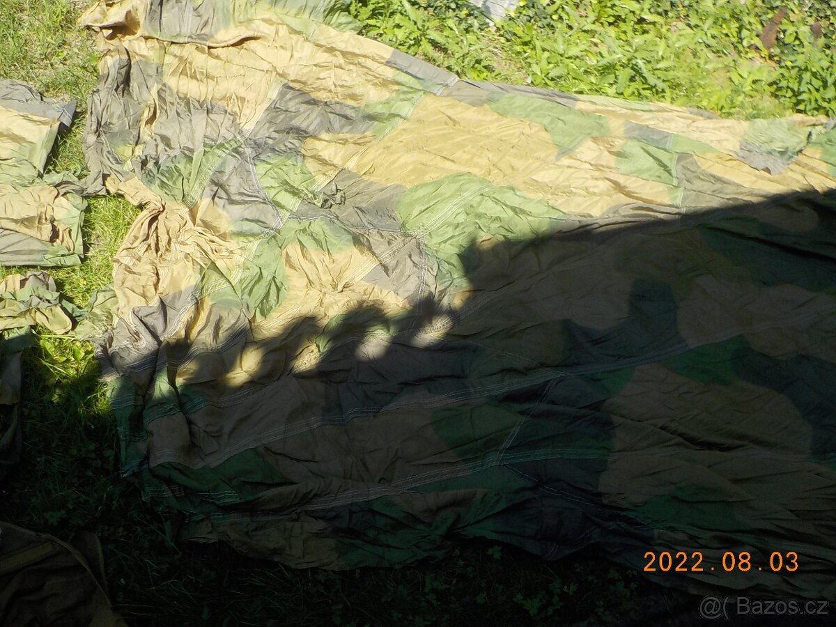 Německý padák, voj. bedny,výstroj,nádrž na vodu a jiné - 18