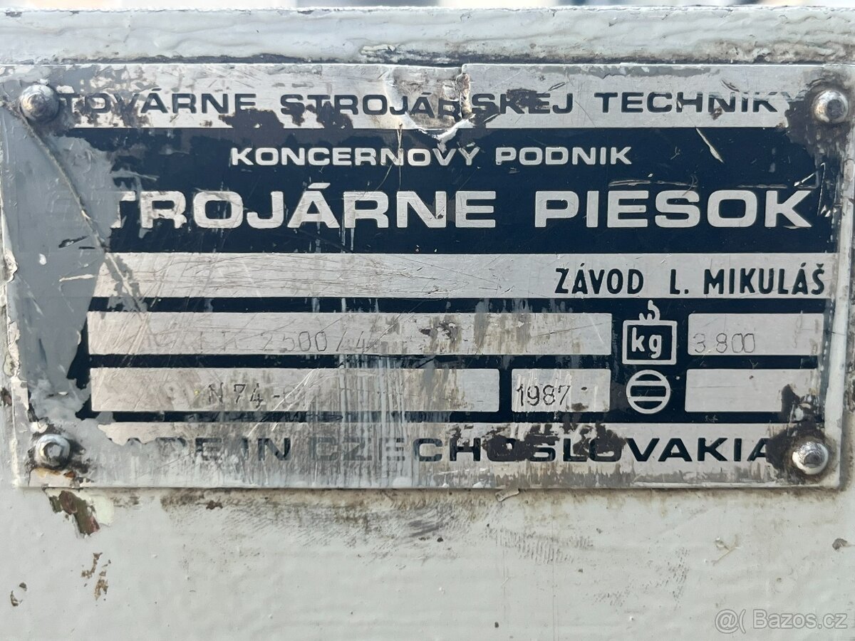 Nůžky tabulové 2500/4 - 18