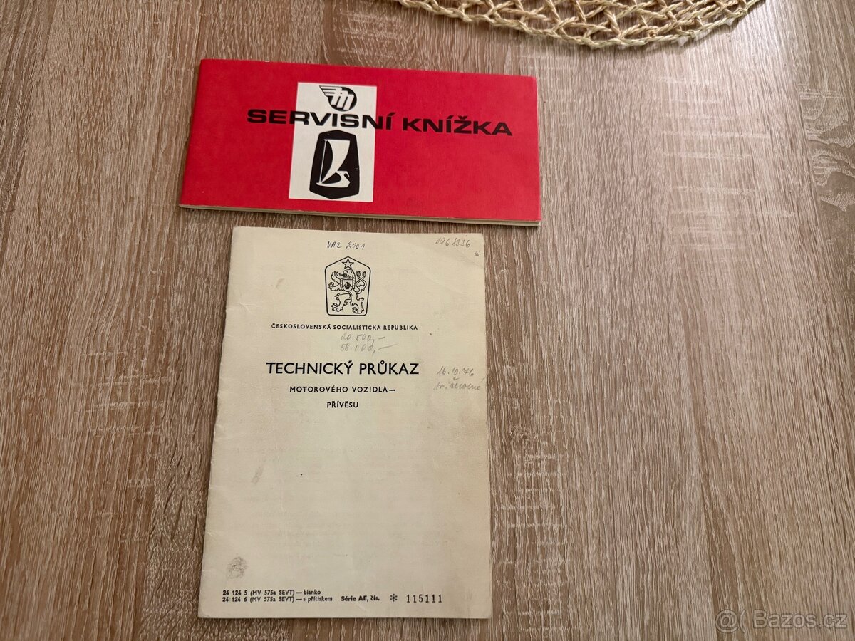 Lada Vaz 2101, původní spz- tp, servisní kniha, eko placeno - 18