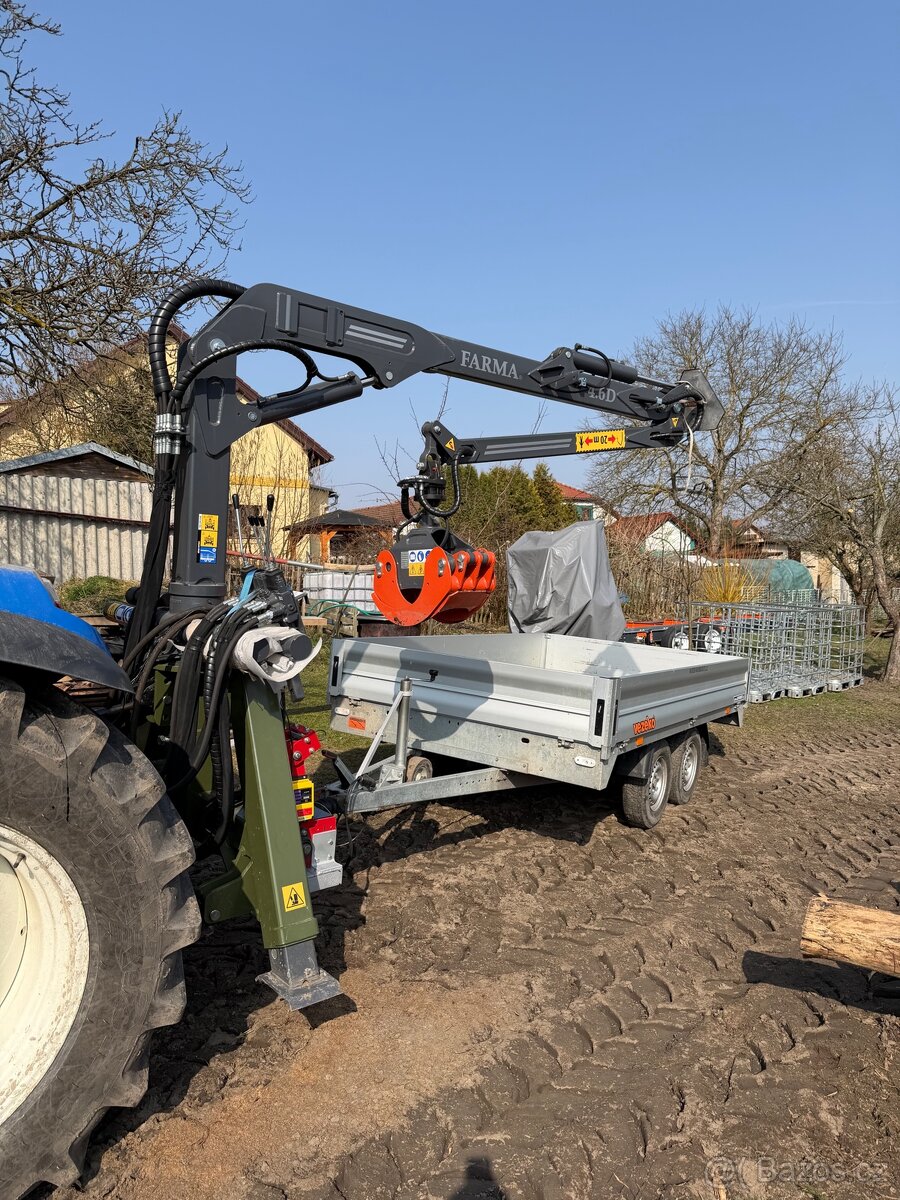 Hydraulická ruka za traktor s hydraulickým navijákem - 18