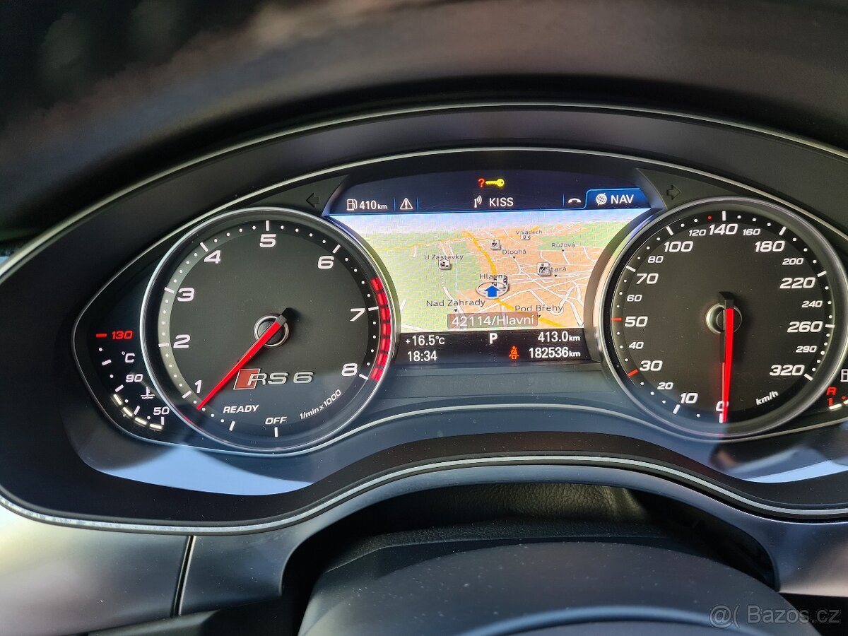 AUDI RS6 4,0 TFSI 412 kW QUATTRO VÝHŘEV NAVI KAMERA - 18