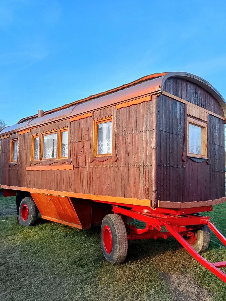 Obytná Maringotka Historická 1926 Oberlicht Wagen - 18