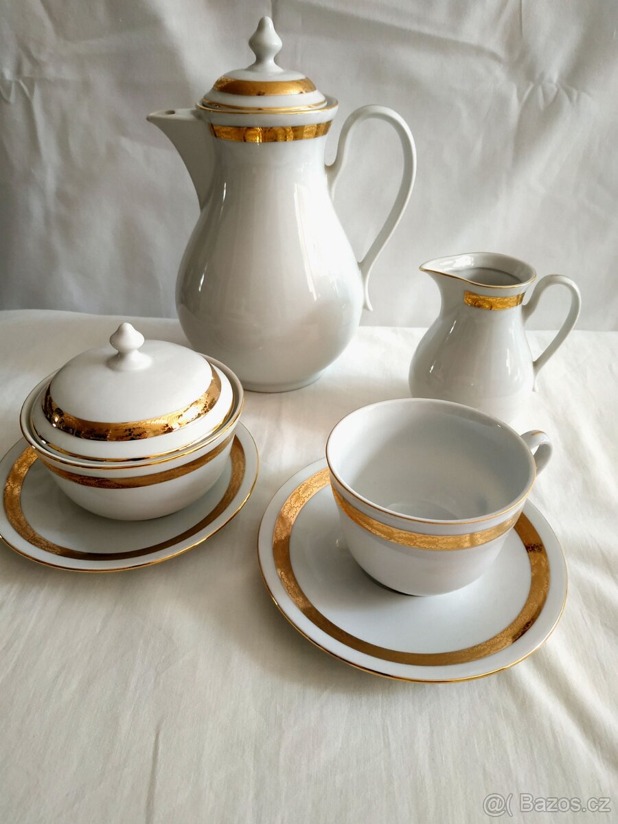 Luxusní čajová souprava z porcelánu,-PRODANO- - 18