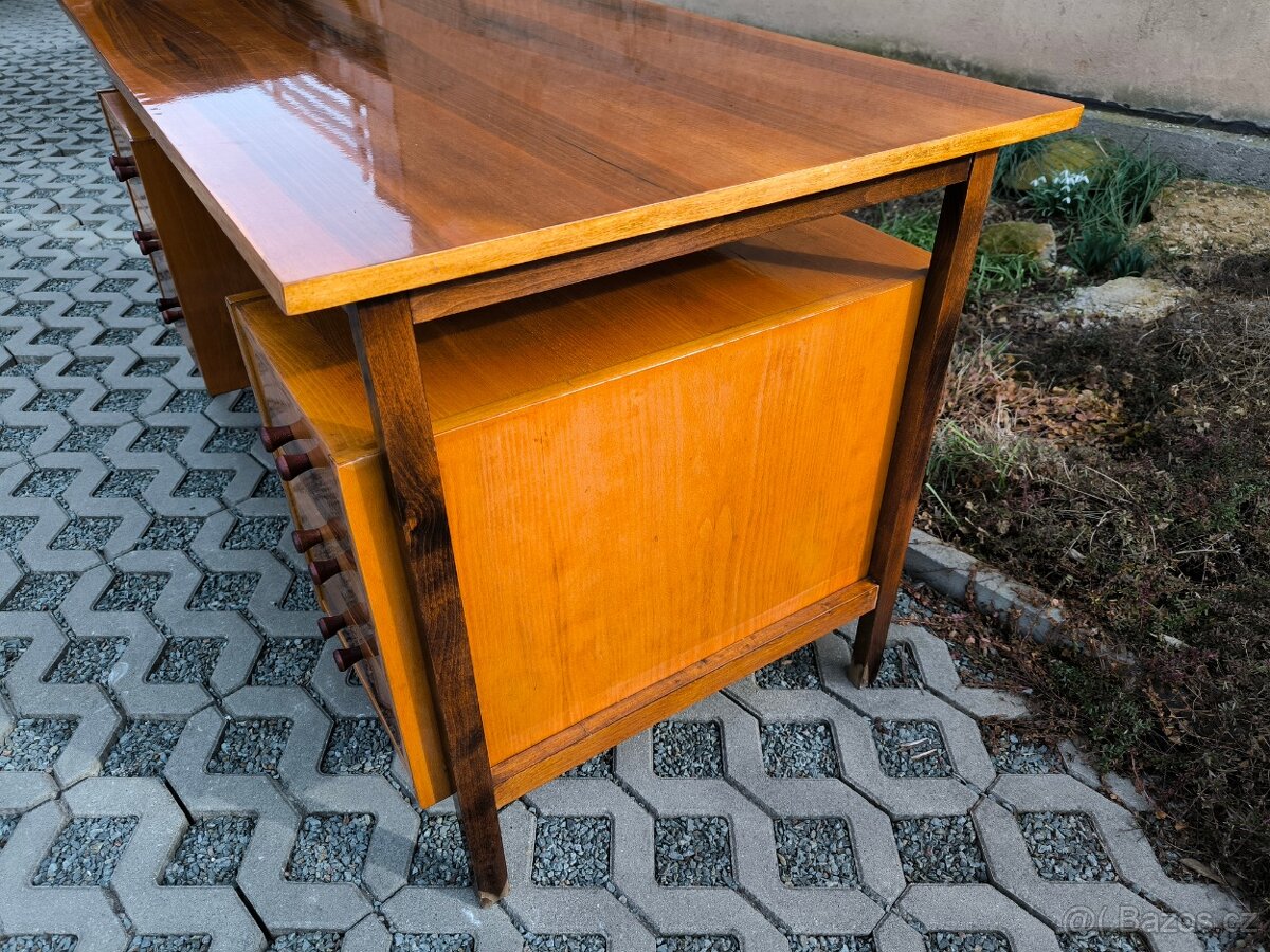 Retro designový psací stůl - Rumunsko - 60. léta - 18
