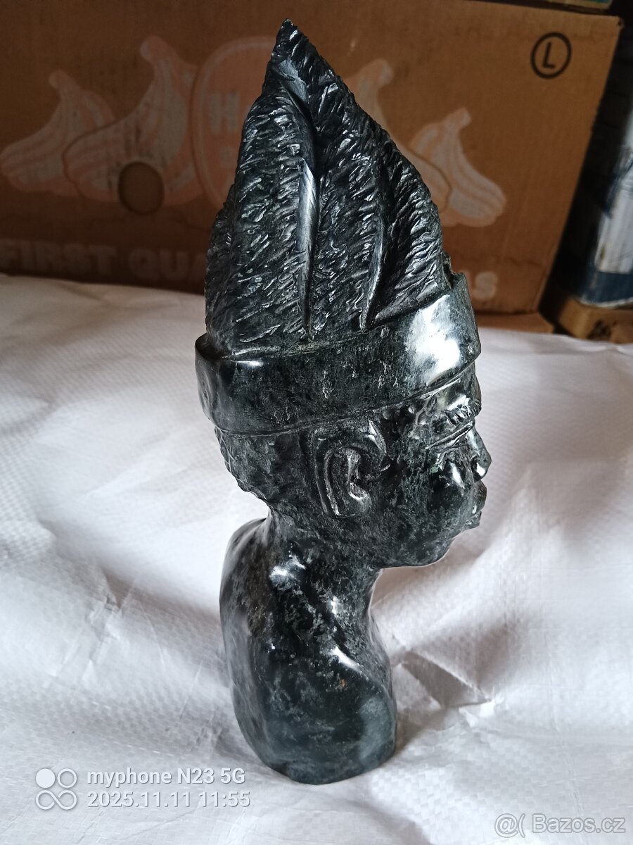 stare africke egyptske masky sosky po cestovateli sberateli - 18