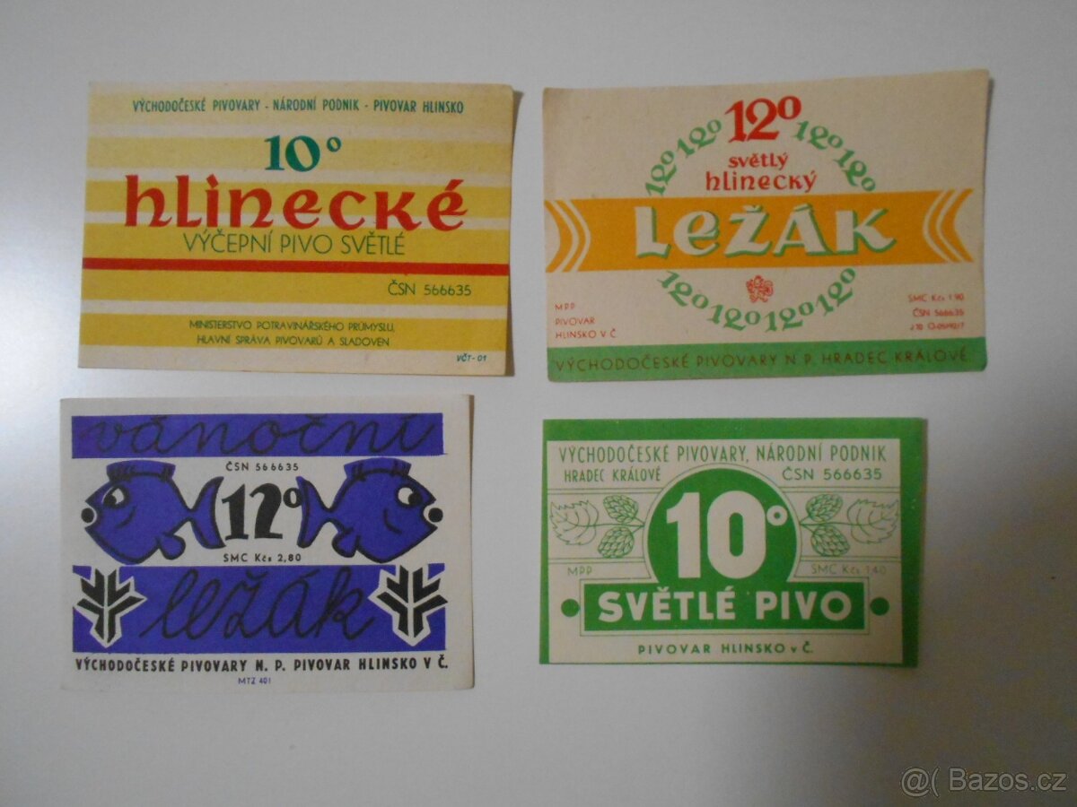PIVNÍ ETIKETY RARITNÍ - 18