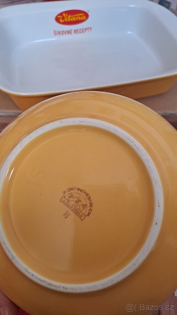 Dortová forma, zapékací misky, lapač vos, květináčky, - 18