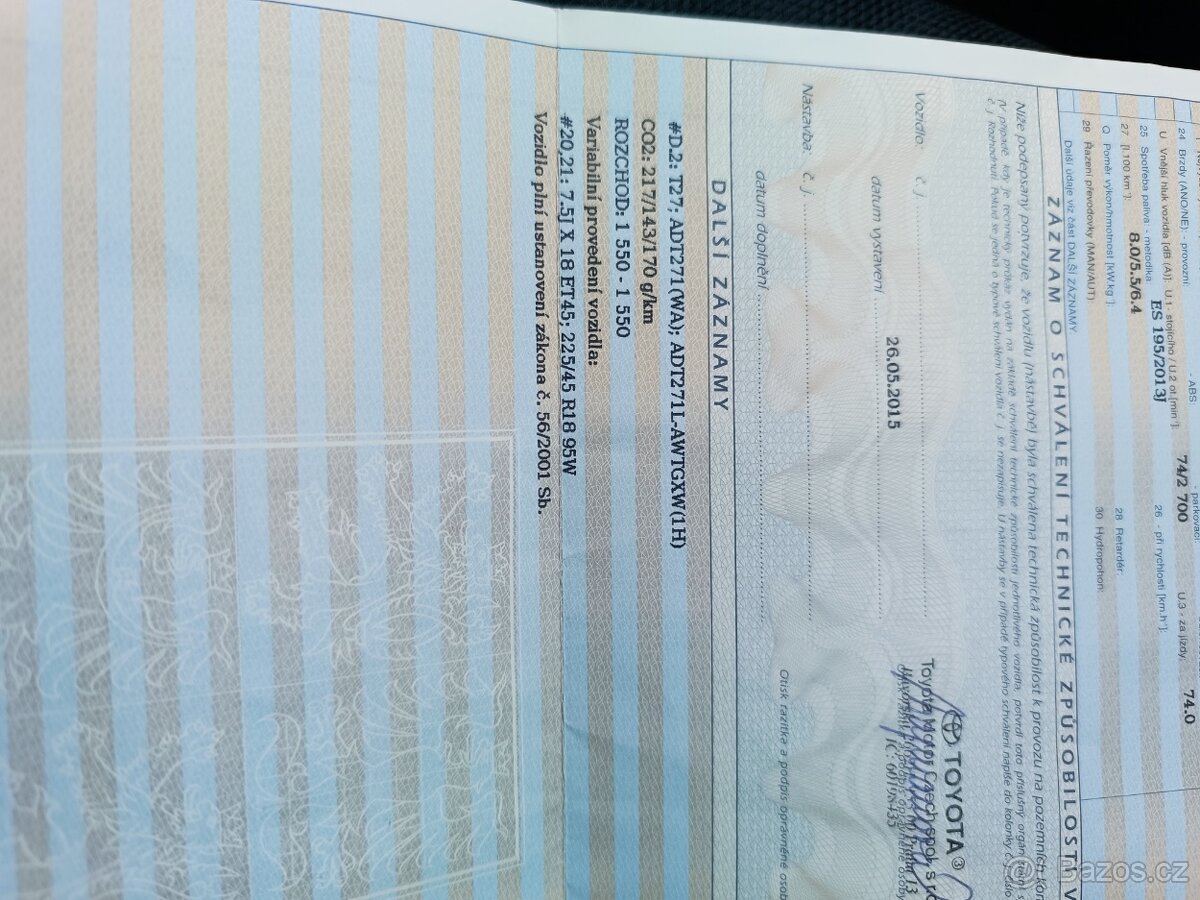 Toyota Avensis kombi automat odpočet DPH - 18