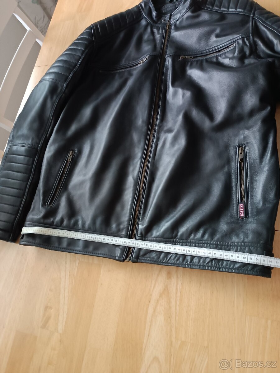 Pánská kožená bunda Brixton, XXXL. - 18