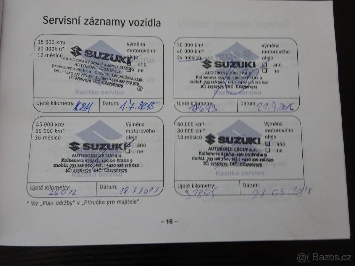 Suzuki SX4 1.6i r.v.2014 1.Maj.serv.kníž.ČR - 18