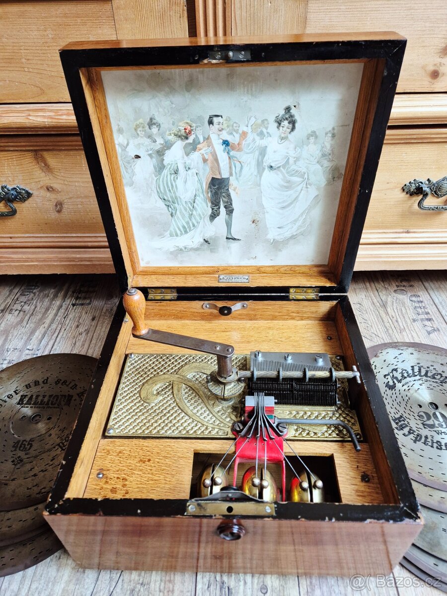 Starožitný hrací stroj Kalliope Musikwerke AG, 1898 - 18