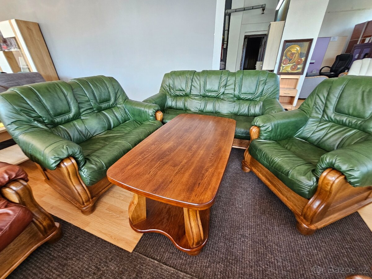 Kožená sedací souprava Romek 3+2+1 - 18