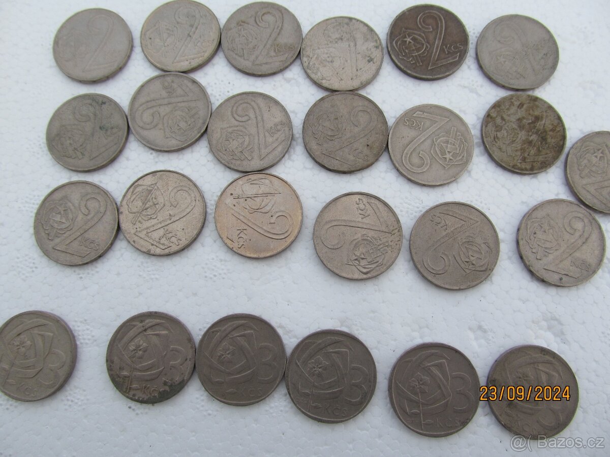 mince kovové - 18