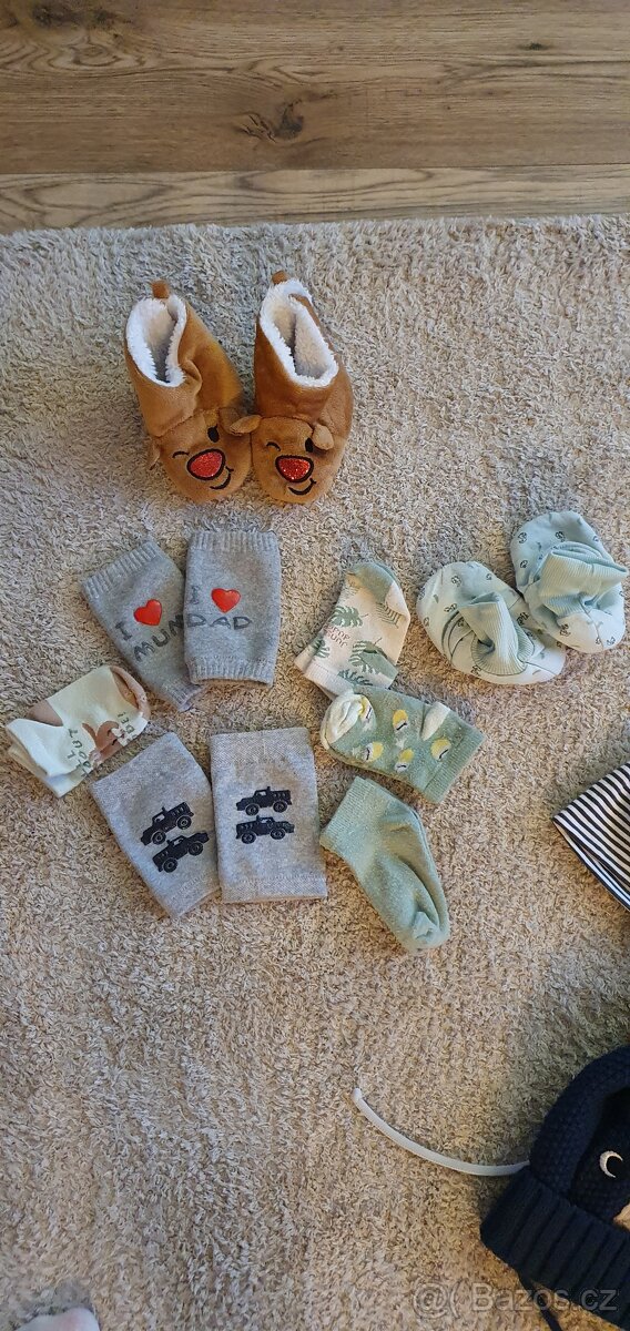 Dětské teplé oblečení- velikost 62-80 - 18