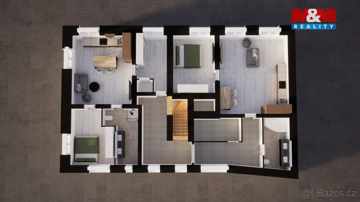 Prodej nájemního domu v Cvikově, ul. Komenského - 18