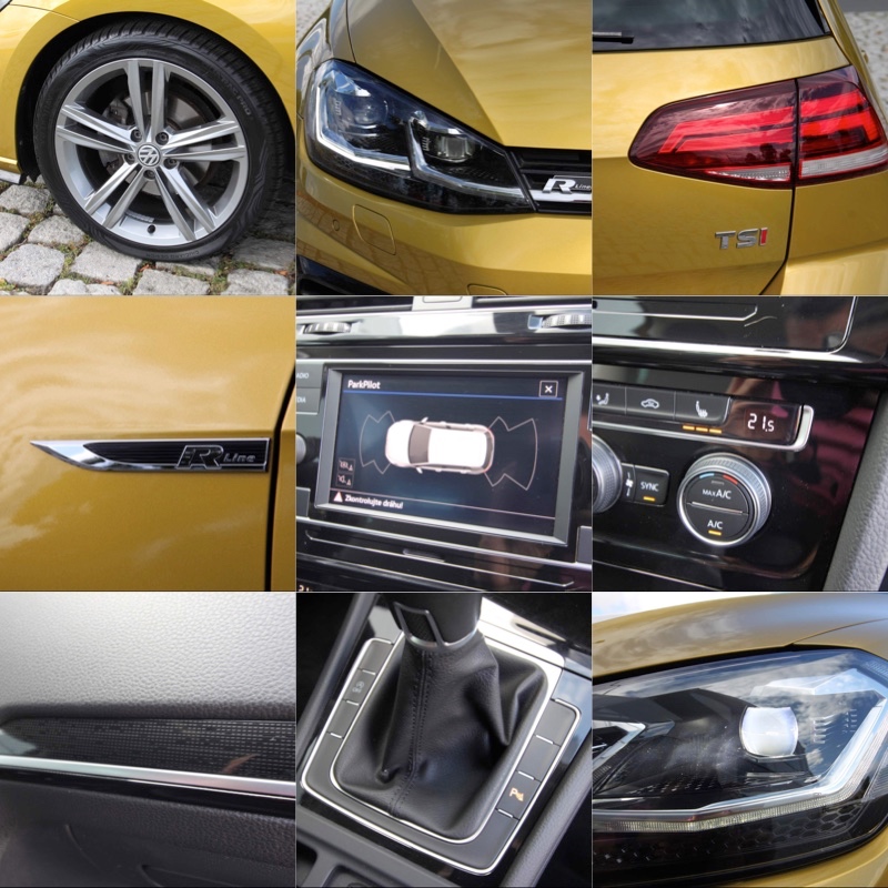 GOLF 7,1.4TSI,92kw,R-Line,HIGH,KURKUMA,r18,Full LED,67 900km - 18