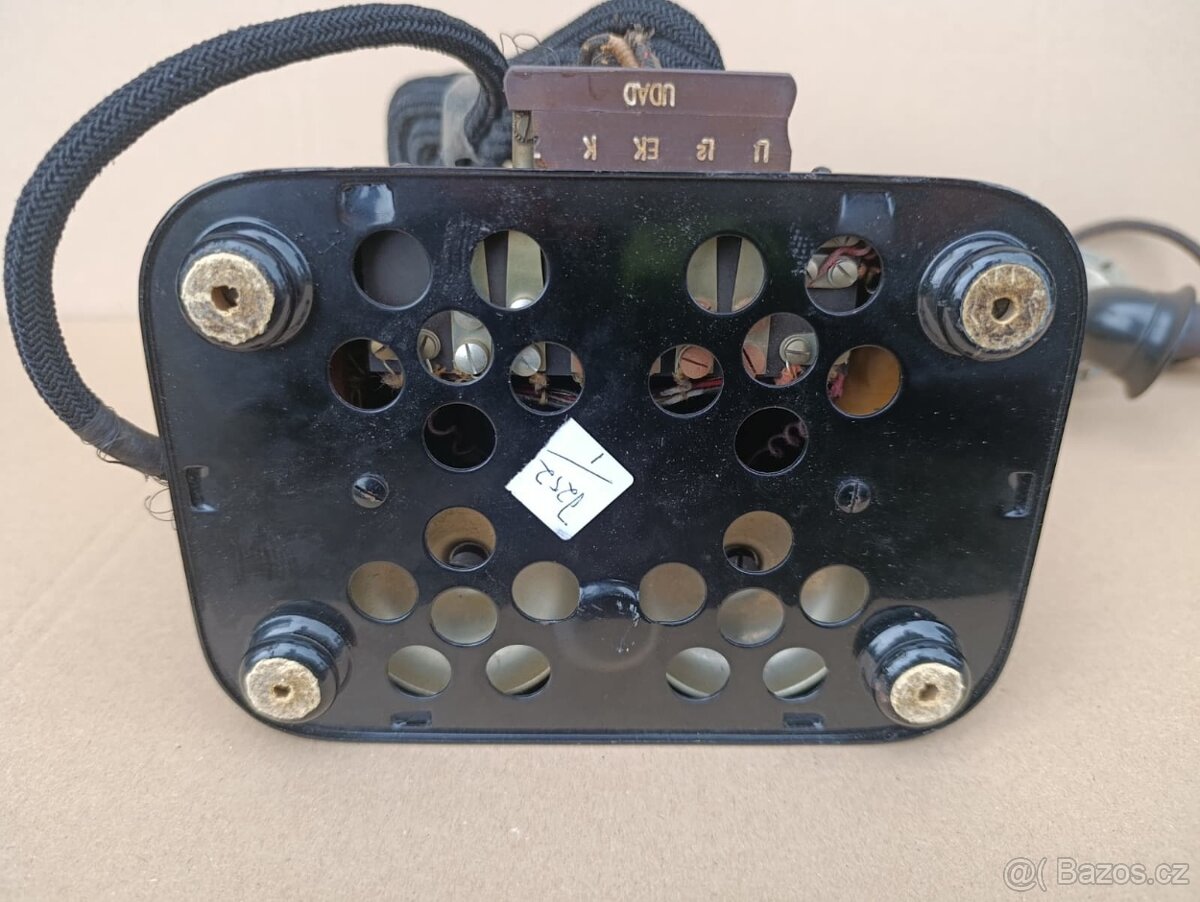 Velmi starý dánský telefon Jydsk, HEZKY ZACHOVALÝ - 18