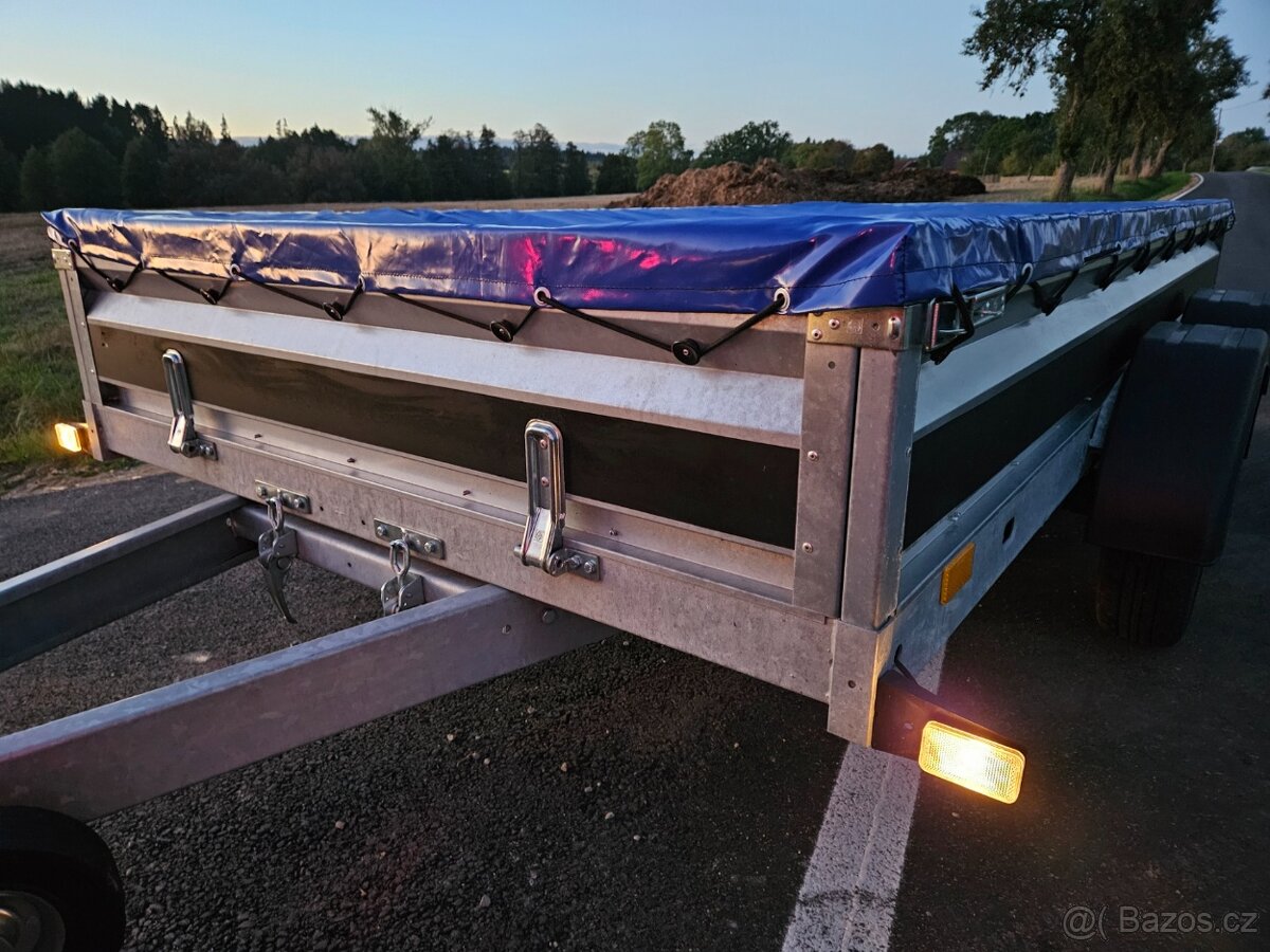 Prodám vozík 2xnápr. vyrobený na zakázku 320x155 ZESÍLENÝ - 18