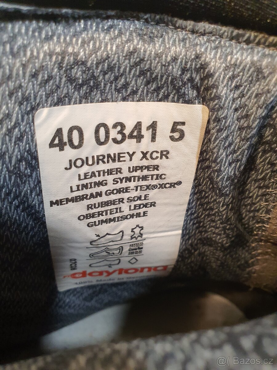 40 DAYTONA Journey XCR GTX Kožené boty na moto - 18