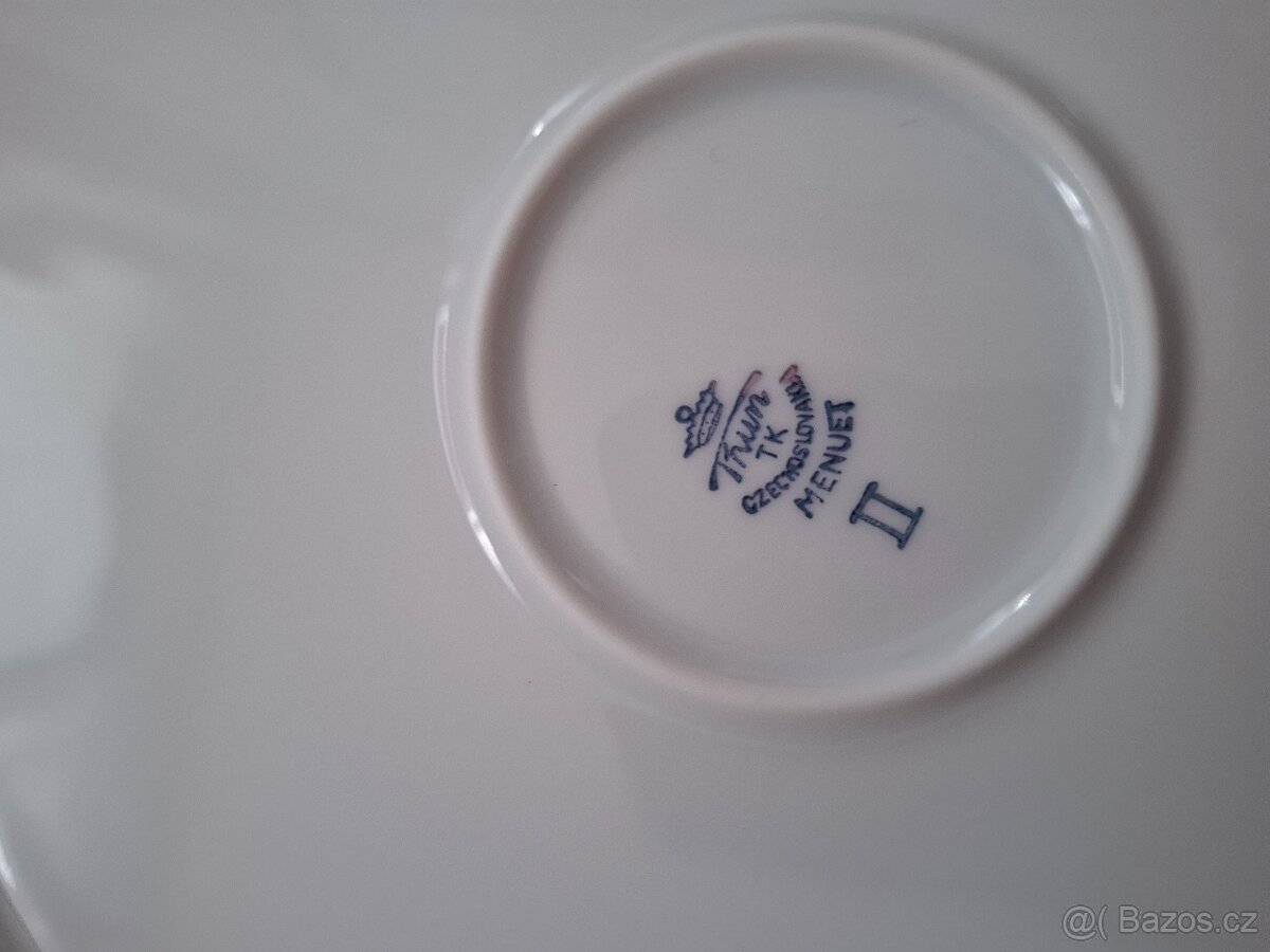 Porcelánový servírovací set Czechoslovakia - 18