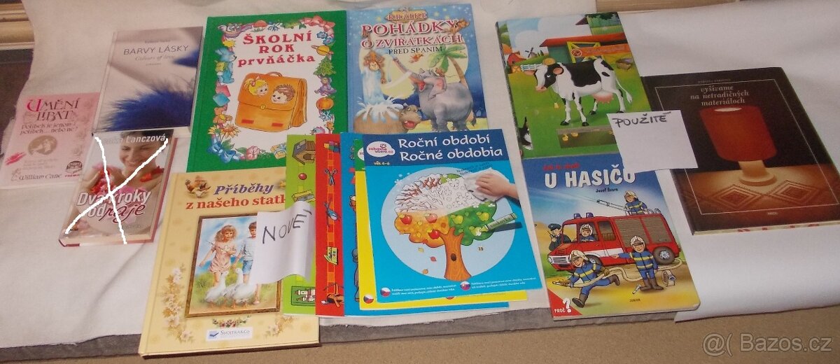 SÁČKA+BUNDIČKY +DŽÍSKY+KOŠILE+KNIHY PRO DĚTI - 18