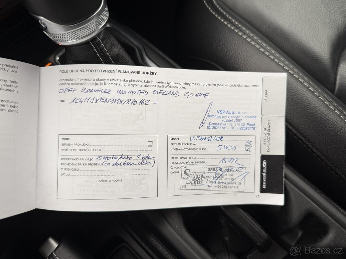 Jeep Wrangler, 200KW AT CZ DPH Overland - 18
