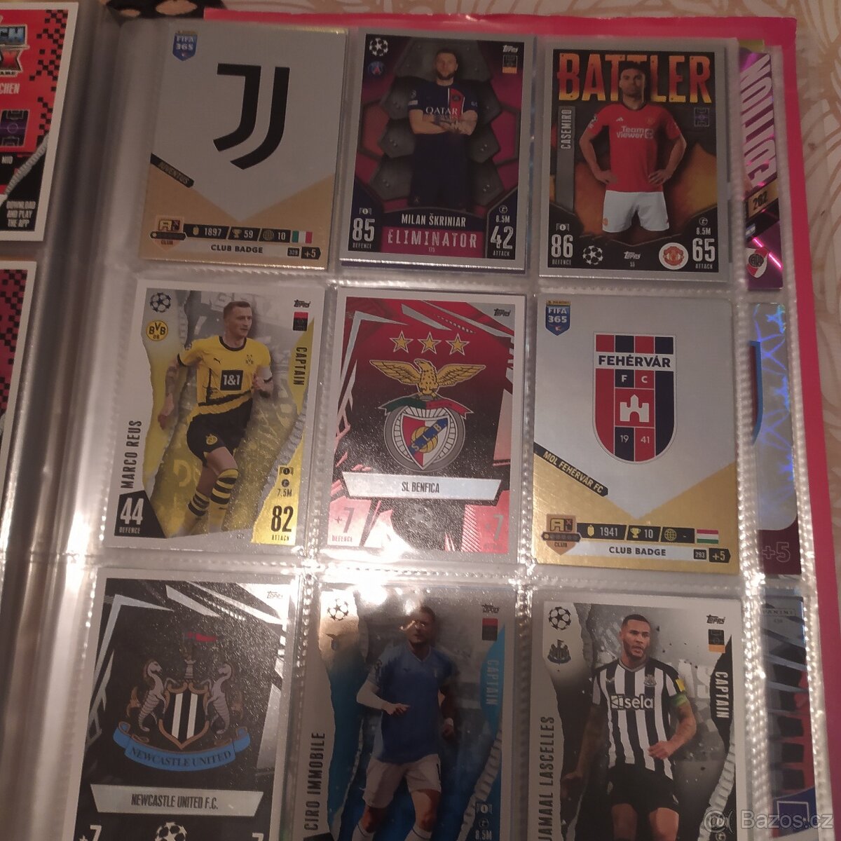 Fotbalove karty + album - 18
