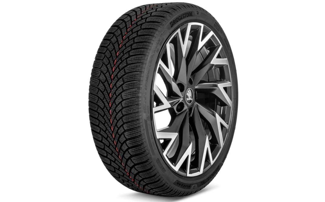 Nová zimní Alu sada Škoda Superb III, IV 235/40 R19 Bridg. - 18