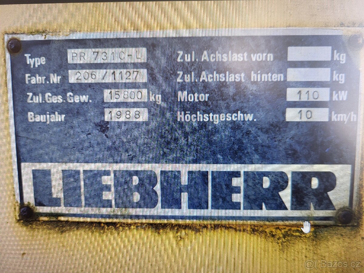 Buldozer Liebherr PR 731C-L motor BĚŽÍ, DPH - 18