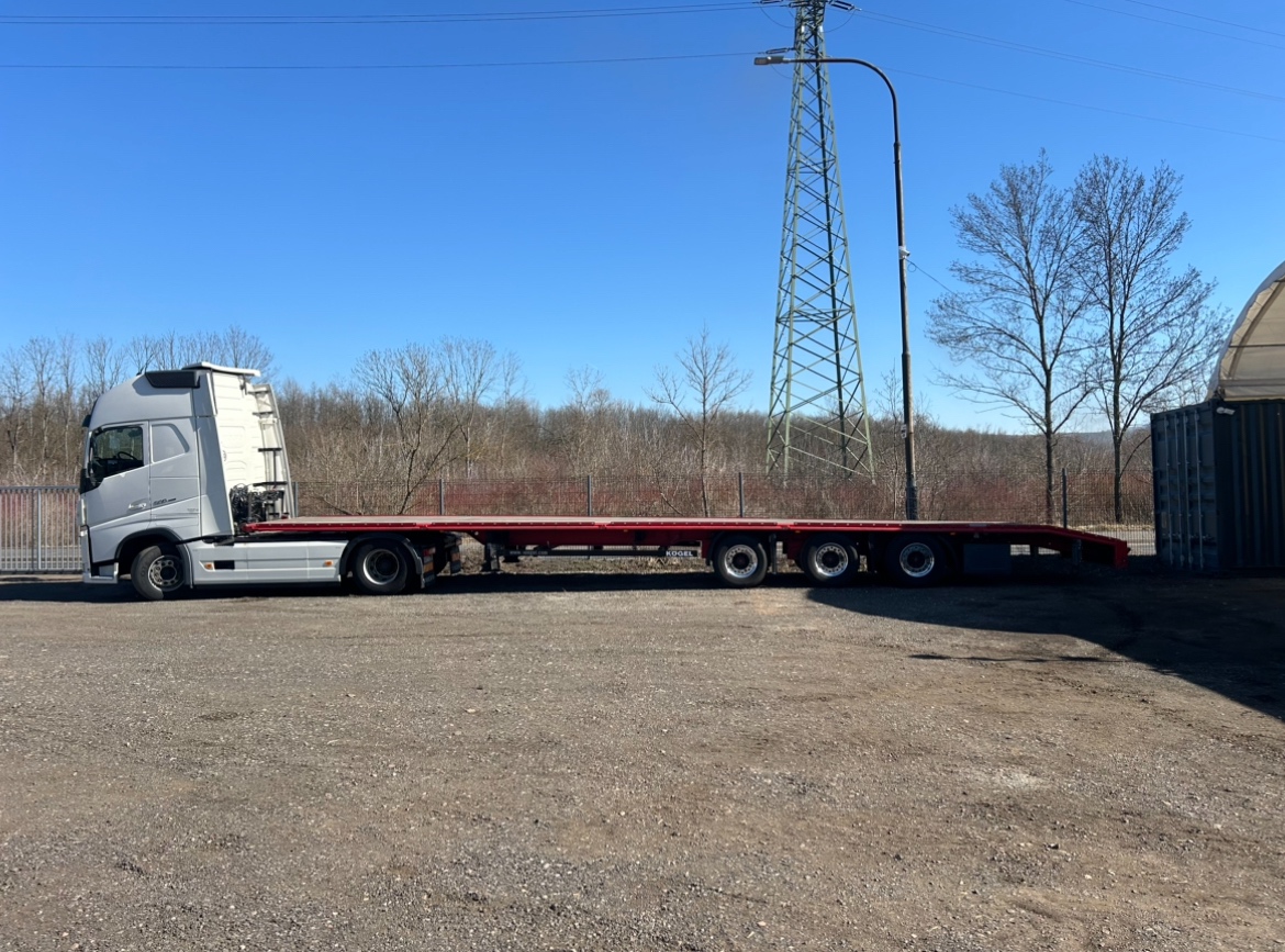 Teleskopický manipulátor, přeprava strojů - 18