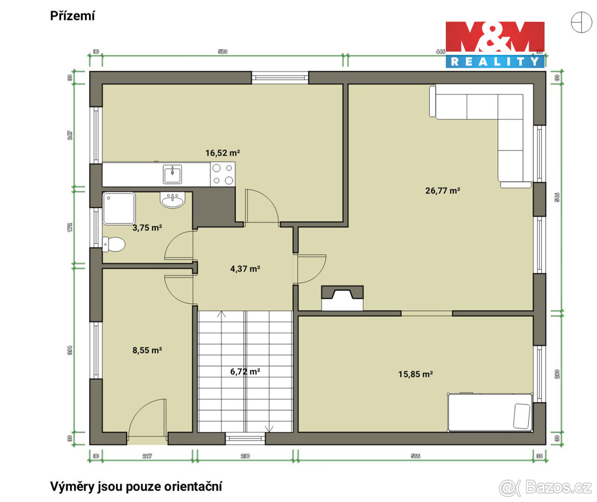 Prodej rodinného domu, 147 m², Cheb, ul. Severní - 18
