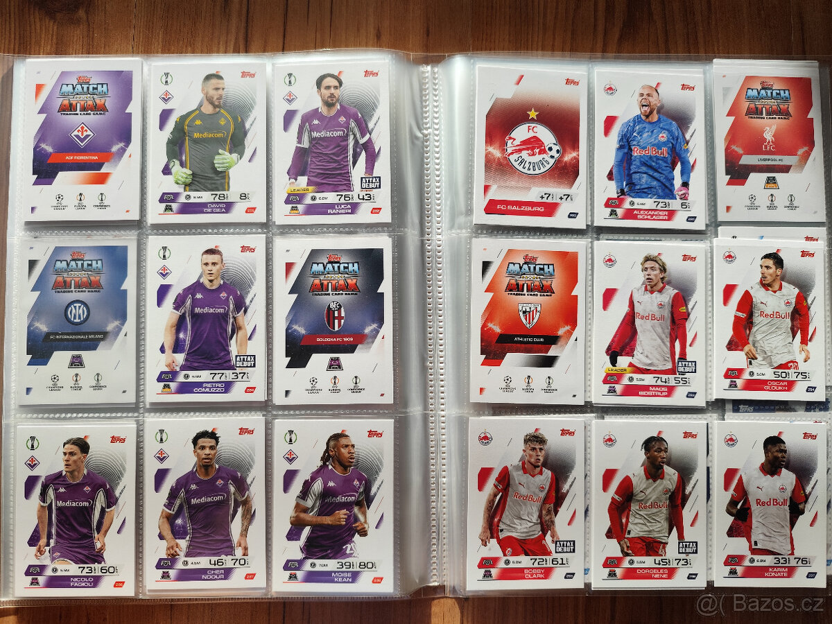 Fotbalové kartičky Match Attax 2025/26 ... obyčajné - 18