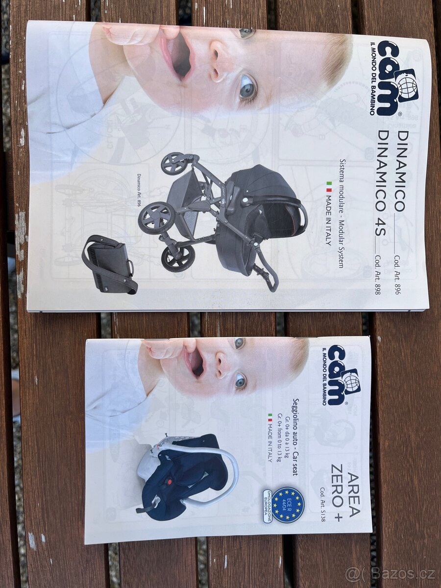 Kočárek trojkombinace CAM Dinamico Art - 18