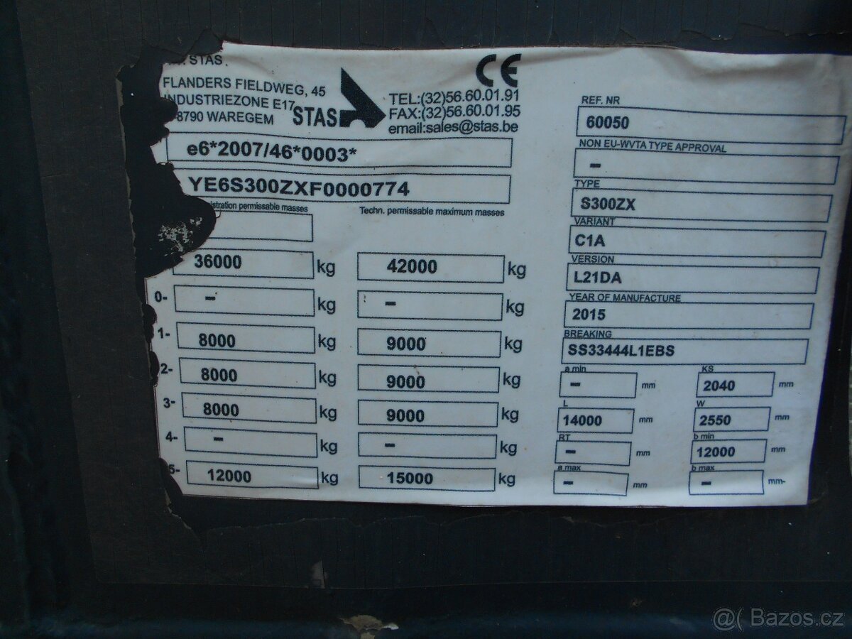 návěs STAS S300CX - 18