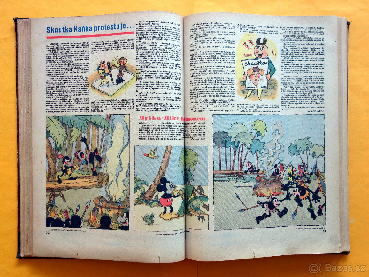 kompletní Junák- 29. ročník /1946- 47/ svázaná čísla 1.- 47. - 18